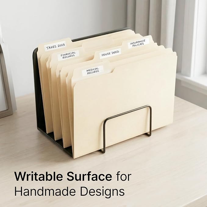 1.75" X 0.5" Matte White Return Address Labels (100 Sheets, 8000 Stickers) | Mailing Labels for Envelopes, File Folder Stickers for Laser & Inkjet Printers - Spartan Industrial Template R002