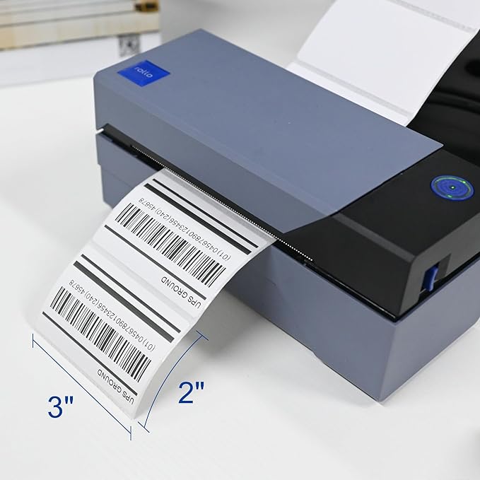 ESSENTIAL 3"x2" Direct Thermal Barcode Labels, Shipping Label, Compatible with Arkscan & Zebra Label Printers, 700 per Roll (2 Rolls - 1400 Labels)