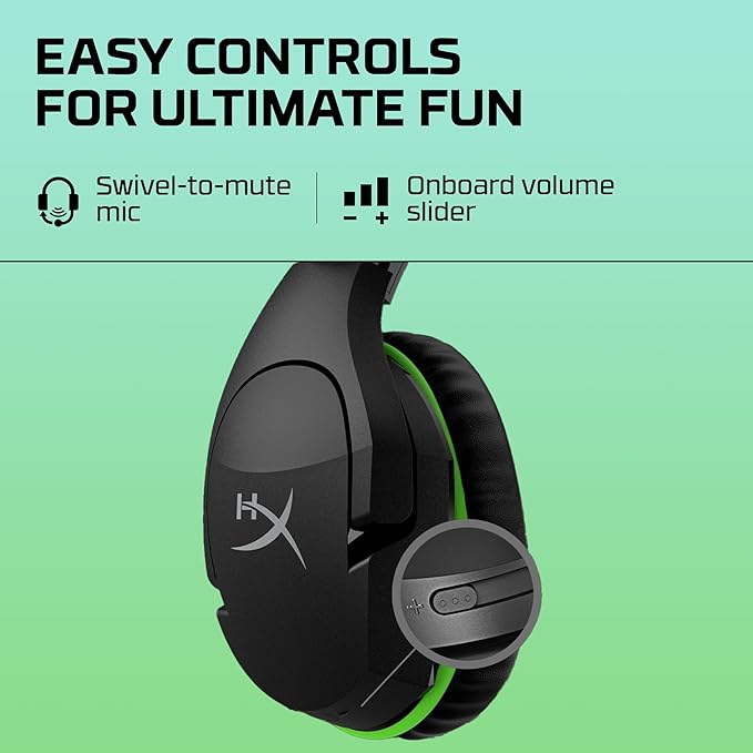 HyperX CloudX Stinger Core - Official Licensed for Xbox, Gaming Headset with In-Line Audio Control, Immersive In-Game , Microphone