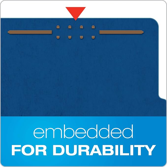 Pendaflex Classification File Folders, 1 Divider, Durable File Organizer for Home, School or Office, Letter-Size Folders for Files, Paper Organizer, Durable Prongs, (B006NVMJCC) (Pack of 5)