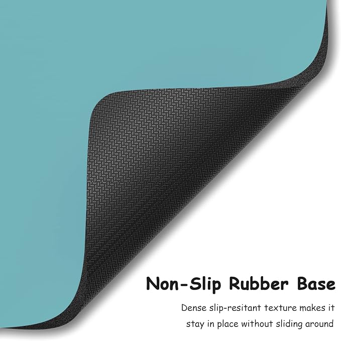 Dapesuom Small Mouse Pad, 5 x 6 Inch Thick Rubber Premium-Textured Non-Slip Portable & Washable Mini Mouse Mat for Women Men Wireless Laptops Keyboard Tray Gaming Work Computer Office Travel, Green
