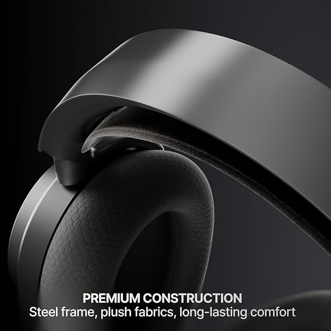 SteelSeries Arctis Nova 7X Wireless Gen 2 Gaming Headset - Real-Time App Control, 50+ HR Play, Neodymium Drivers, Mix 2.4GHz/Bluetooth, Xbox, PC, PS5/PS4, Switch 1/2, Mobile - Black