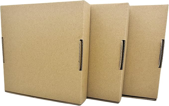 6 x 6 x 1 Inches Small Shipping Boxes 50 Pack Corrugated Cardboard Packaging Business Moving Mailing Box