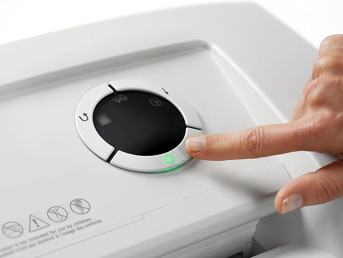 DAHLE CleanTEC 51472 Paper Shredder w/Air Filter, Micro Cut, P-5 Security, German Engineered, Jam Protection, Auto Oiler, SmartPower, 16 Sheet Max