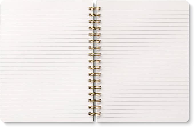 Compendium Spiral Notebook – Live Slow, Love True, Grow Free. – A Designer Spiral Notebook with 192 Lined Pages, College Ruled, 7.0" W x 9.25" H