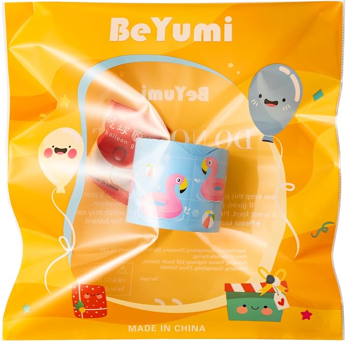 BeYumi Summer Flamingo Border Trim - 65ft Back to School Pool Rolled Border | Tropical Flamingo Beach Swimming Pool Bulletin Board Set School Classroom Office Chalkboard Home Party Holiday Decoration