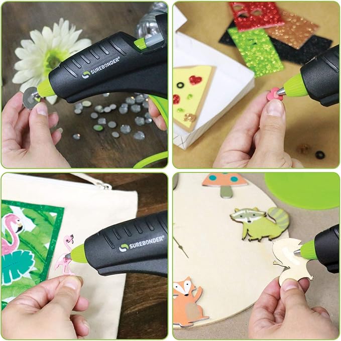 Surebonder DT-270FKIT Full Size Dual Temperature Glue Gun with 12-4-Inch Standard All Purpose Glue Sticks