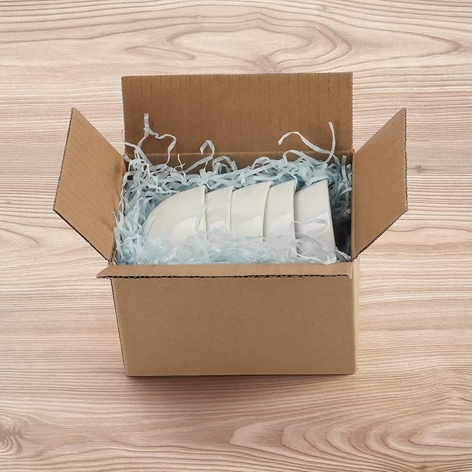 CRUGLA 6x4x4 Shipping Boxes Set of 25, Corrugated Cardboard Mailing Packaging Moving Box for Packaging