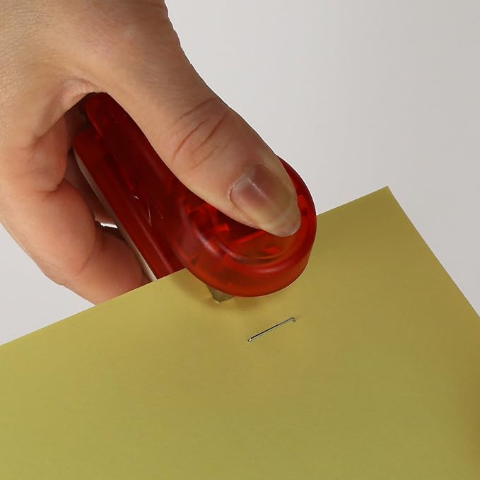 Officemate Mini Stapler with 1000 Standard Staples, Comes in Assorted Colors - Red/Blue/Green/Purple (97753)