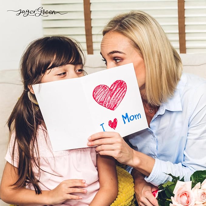 50 Pack 5x7 Thank You Cards, White Blank Card Stock Bulk, Thick Folded Heavy Cards Paper, Thank You Notes for Wedding Invitation, Greeting Cards, Envelopes, DIY Craft Card (Cards Only)