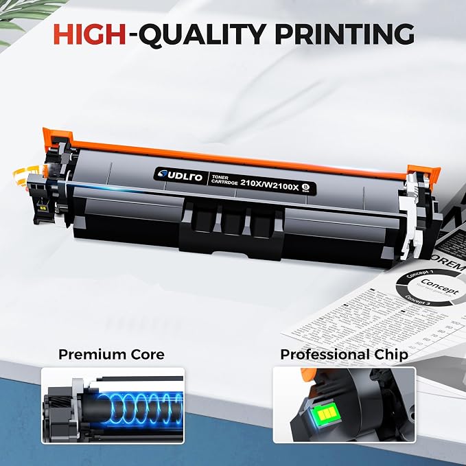 Compatible for HP 210X for HP 4301fdw 4301fdn 4301dw 4201dw 4201dn 4 Pack | Compatible for HP 210X Toner Cartridges work for HP Color LaserJet Pro MFP 4301fdw Ink Cartridges 4301Fdn 4301dw 210X Toner