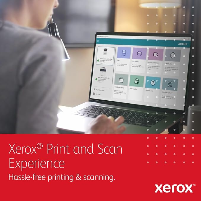 Xerox C325dni Wireless Color Laser All-in-One Printer | Color Print, Scan, Copy & Fax, 35 ppm performance, simple guided setup, cloud-ready, ideal for small/mid-size businesses