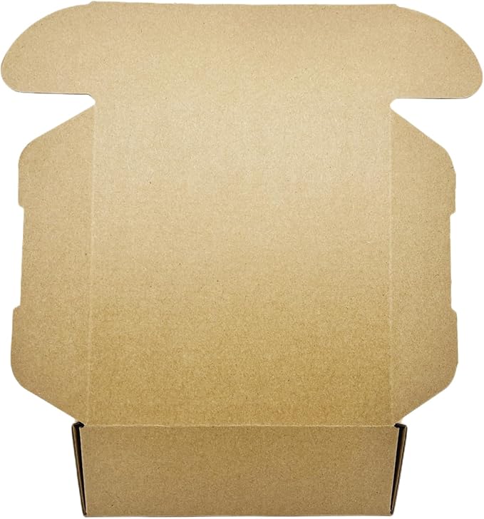 6 x 6 x 2 Inches Small Shipping Boxes 50 Pack Corrugated Cardboard Packaging Business Moving Mailing Box