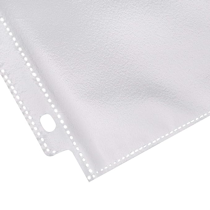 Amazon Basics Sheet Protectors for 3 Ring Binder, Non-Glare, Top Loading, Letter Size 8.5 x 11 in, Document Organizer, Pre-Punched Holes, Clear, 500-Pack