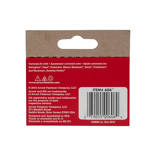 Arrow 60630 Wide Crown Staples for Staple Guns and Staplers, Use for Upholstery, Crafts, General Repairs, 3/8-Inch Leg Length, 1/2-Inch Crown Width, 1000 Count (Pack of 1)