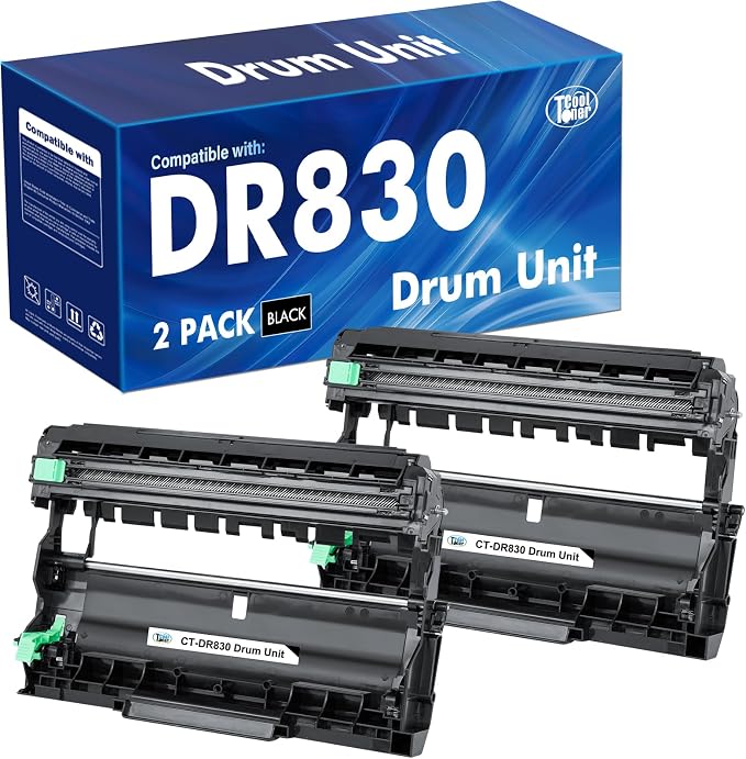 DR830 Drum Unit DR-830 for Brother DR 830 Drum Unit HL-L2460DW Printer | Compatible for HL-L2460DW HL-L2405W DCP-L2640DW HL-L2400D HL-L2460DWXL HL-L2865DW HL-L2480DW MFC-L2807DW Printer (2-Pack)