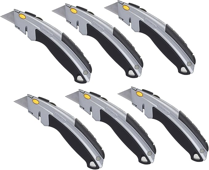 Stanley 10-788 Instantchange Retractable Utility Knife 6 Pack