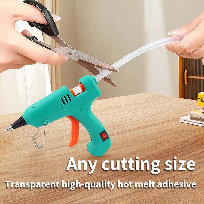 Mini Hot Glue Sticks – Long 3FT, 0.27" Diameter – All Temperature Compatible for Mini Glue Guns Widely Used in for DIY Crafts, Home Repairs, Fabric, Wood, Plastic (15)