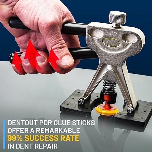 Monstrous Yellow and Red PDR Glue Sticks (10 Pack) - High Adhesion for Precision Paintless Dent Removal – Professional Paintless Dent Repair Glue Sticks