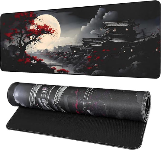 Mouse Pad Gaming Mousepad,Large Mousepads for Keyboard and Mouse with Non-Slip Rubber Base,Suitable for School,Office,Home,35.4 x 15.7 Inch