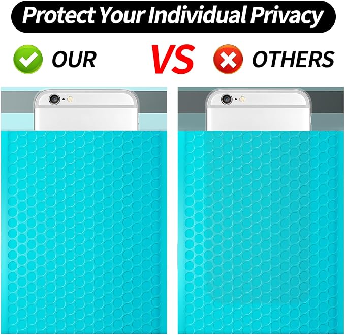 6x10 Inch Teal Bubble Mailers 80 Pack Self-Seal Poly Padded Envelopes Suitable for Small Businesses to Package and Mail Jewelry Cosmetics, Electronic Products, Cards (Teal, 6x10-80)