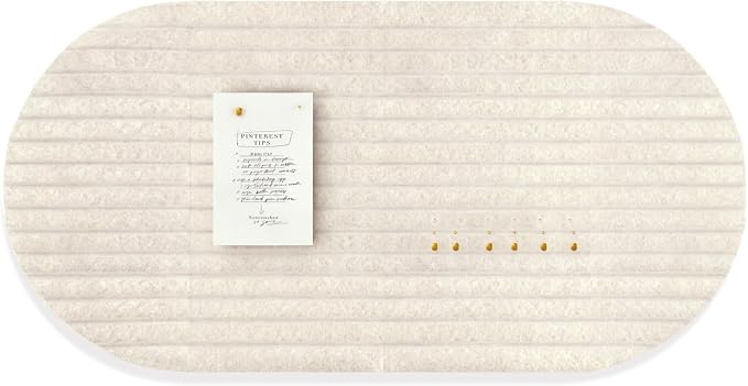 Felt Bulletin Board 47" x 24", Cork Board Alternative with 30 Push Pins | 4 Customizable Modular Decorative Felt Pin Board, Vision Board for Office Home Bedroom Wall Decor, Photo Picture Display