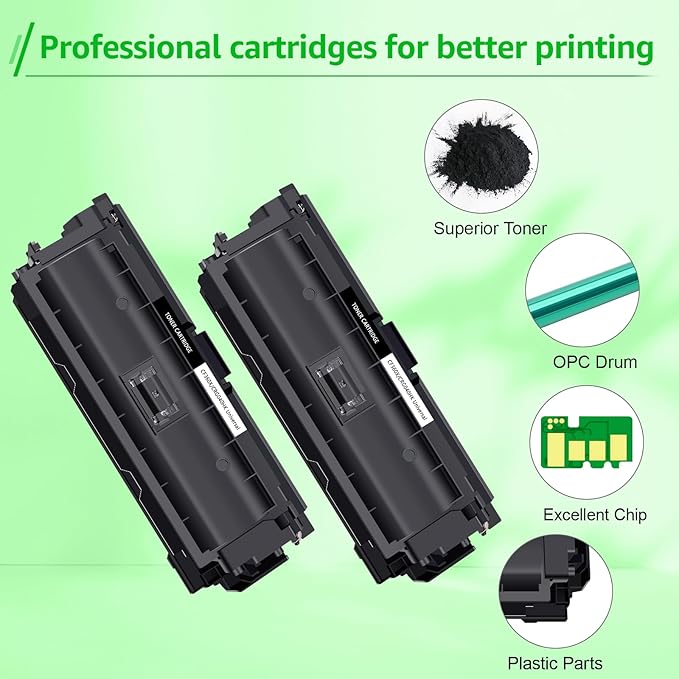 greencycle 508X CF360X High Yield Black Compatible Toner Cartridge Replacement for HP 508X CF360X 508A CF360A Black Toner Works on M553n M577c M577z M577f M552dn M553X M553dn Printer