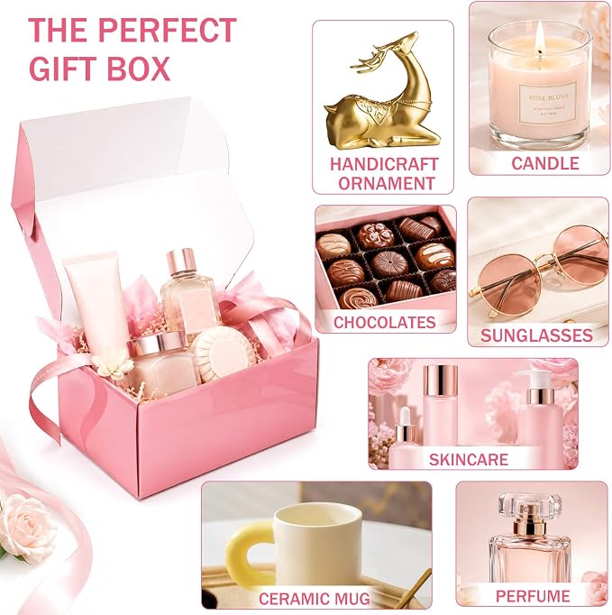9x6x4 in Shipping Boxes for Small Business 30 Pack, Cute Pink Corrugated Mailer Boxes Bulk