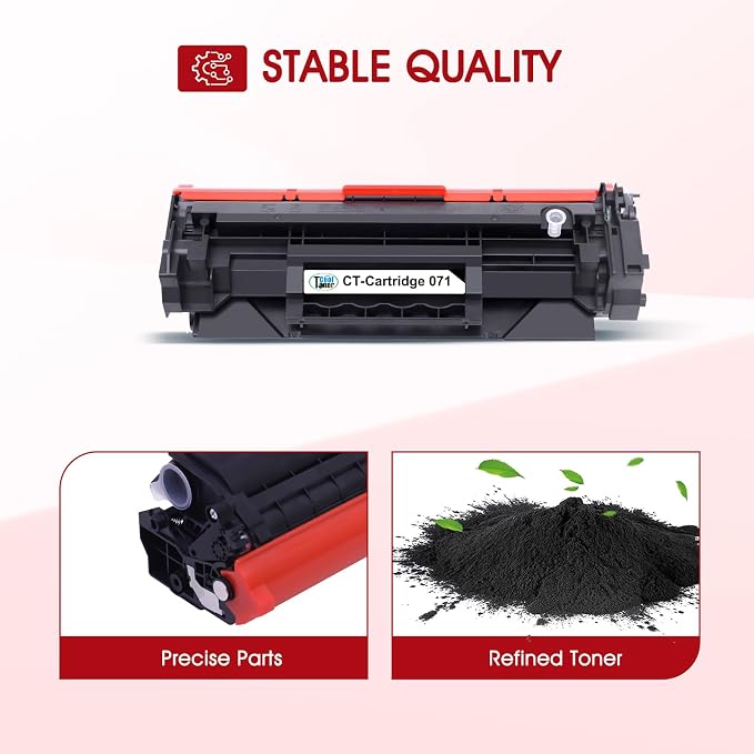 071 Black Toner Cartridge for Canon Cartridge 071 071H MF270 MF273dw 2 Pack | Compatible for Canon ImageClass MF273dw MF272dw LBP122dw LBP121dn MF275dw MF274dn MF271dn MF270 LBP120 Printer