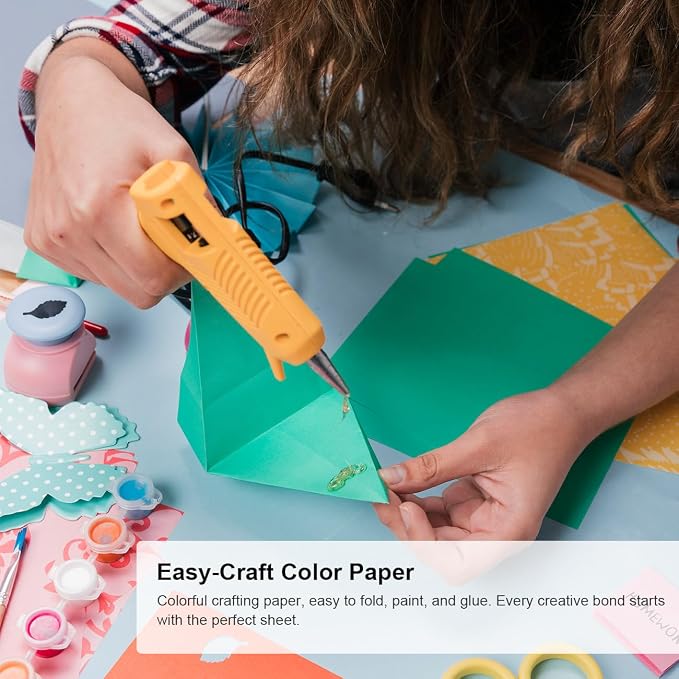 300 Sheets Colored Paper - Multi-Color Copy Paper, 8.5" x 11", 20 lb | 10 Color - Colored Printer Papers - 600 Pages, Assorted Colors, For Office, School, Home
