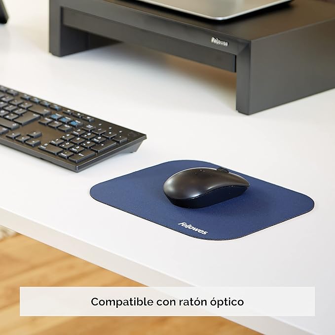 Fellowes 58021 Medium Mouse Pad (Blue) (Pack of 2)