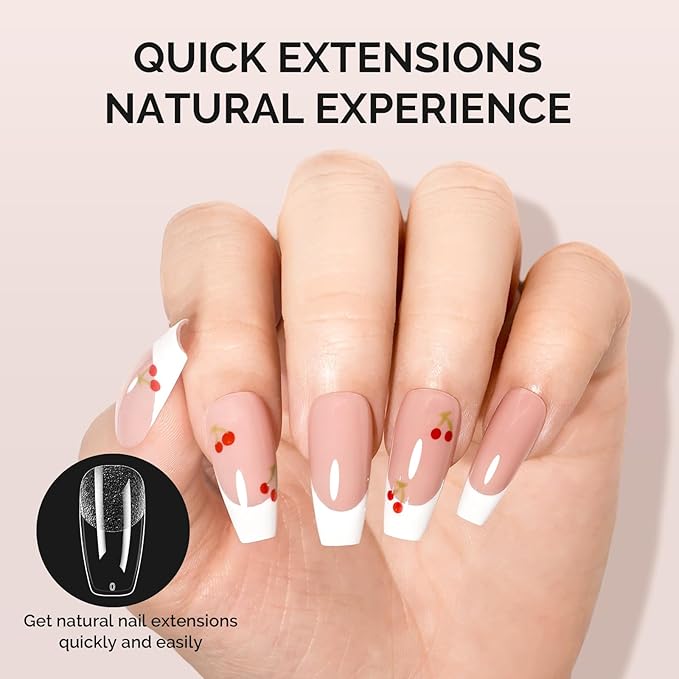 MelodySusie Medium Coffin X Nail Tips - 300Pcs 15 Sizes Clear Acrylic, Half Matte Full Cover Press on Nails for DIY Extension & Salon Use,Pre-Shaped for Long-Lasting Manicure