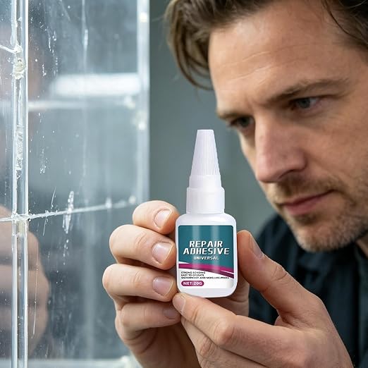 Glue for Glass 20g Clear All Purpose Heavy Duty Adhesive Gel | Glass Repair Glue Liquid for Home Indoor Bedroom Living Room Window Aquarium Fish Tank Office Craft