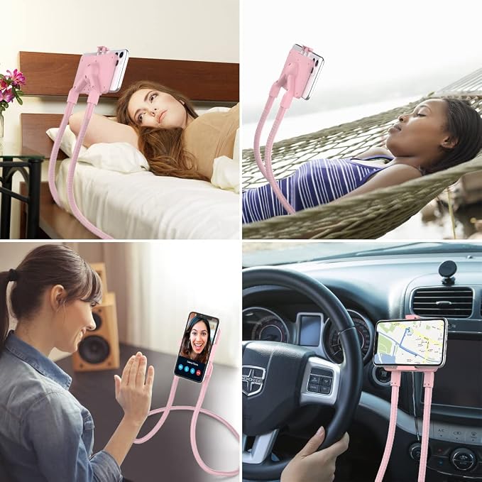Cell Phone Holder, Universal Lazy Bracket DIY Mobile Phone Stand | Flexible Mount Stand with Multiple Function