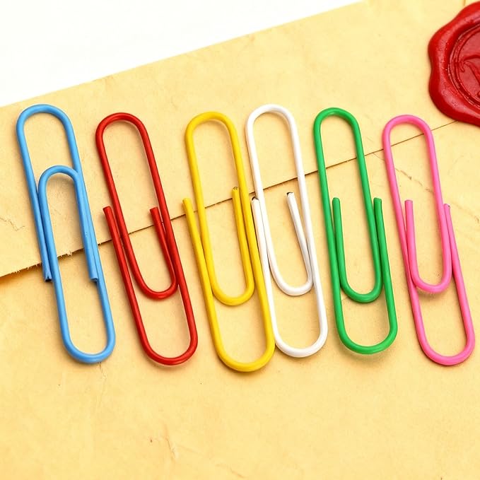 Paper Clips 100 Pcs 2 Inch Large Paperclips, for Office School Daily DIY Paperwork Supplies