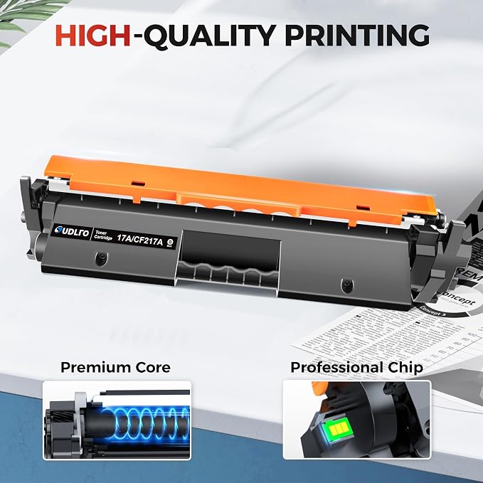 SUDLTO 17A Toner Cartridge - Replacement for HP 17A Black Toner Cartridge | 17A CF217A CF217X for HP LaserJet Pro MFP M130fw M130fn M130nw M130a Pro M102a Series Printer (Black, 2Pack)