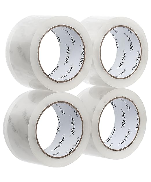 Mr. Pen- Packing Tape, 4 Pack, 2” Wide, 60 Yards, Shipping Tape, Clear Packing Tape Heavy Duty, Moving Tape