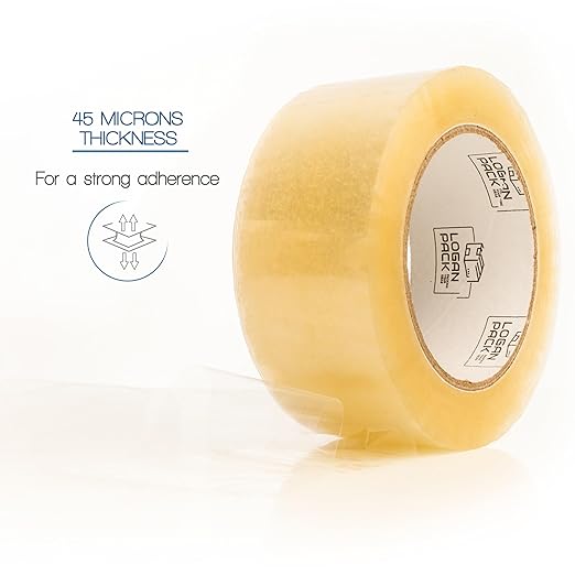 Clear Packing Tape, 36 Rolls Heavy Duty Packaging Tape for Shipping Packaging Moving Sealing, Thicker Clear Packing Tape, 1.88 inches Wide, 164 Yards Per Roll, 5904 Total Yards
