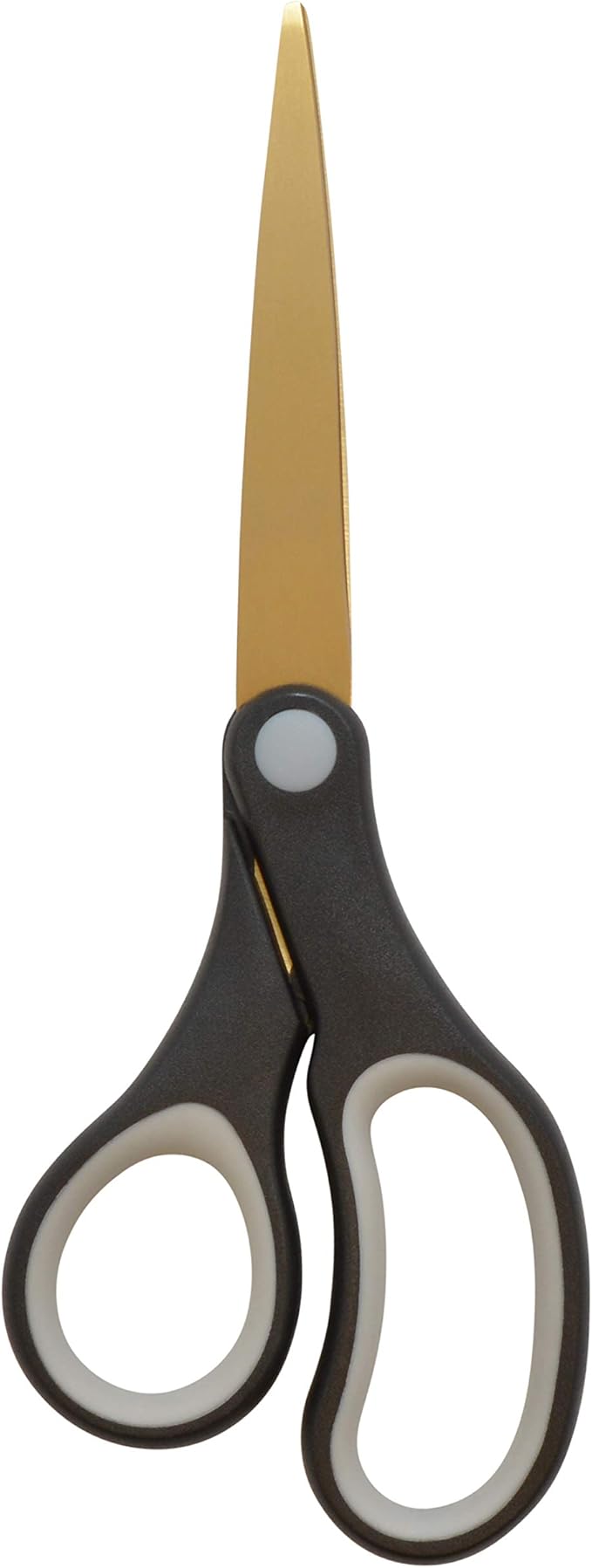 Westcott 55847 8-Inch Titanium-Bonded Scissors For Office and Home, Black/Gold, 2 Pack