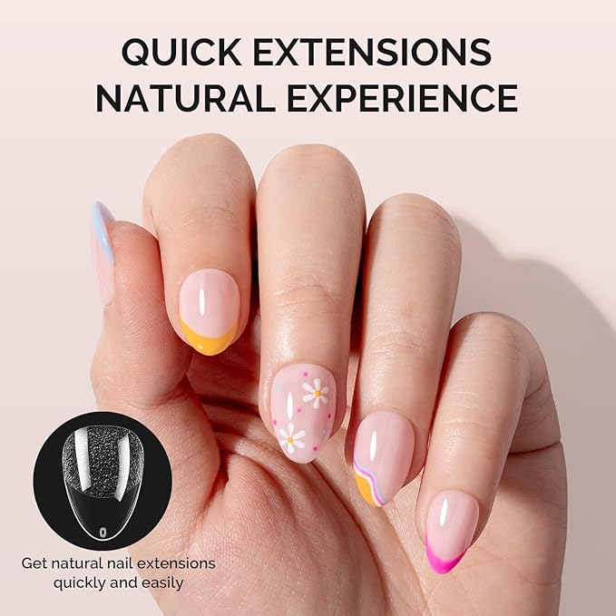 MelodySusie Extra Short Almond X Nail Tips - 300Pcs 15 Sizes Clear Acrylic,Half Matte Full Cover Press on Nails for DIY Extension & Salon Use,Pre-Shaped for Long-Lasting Manicure