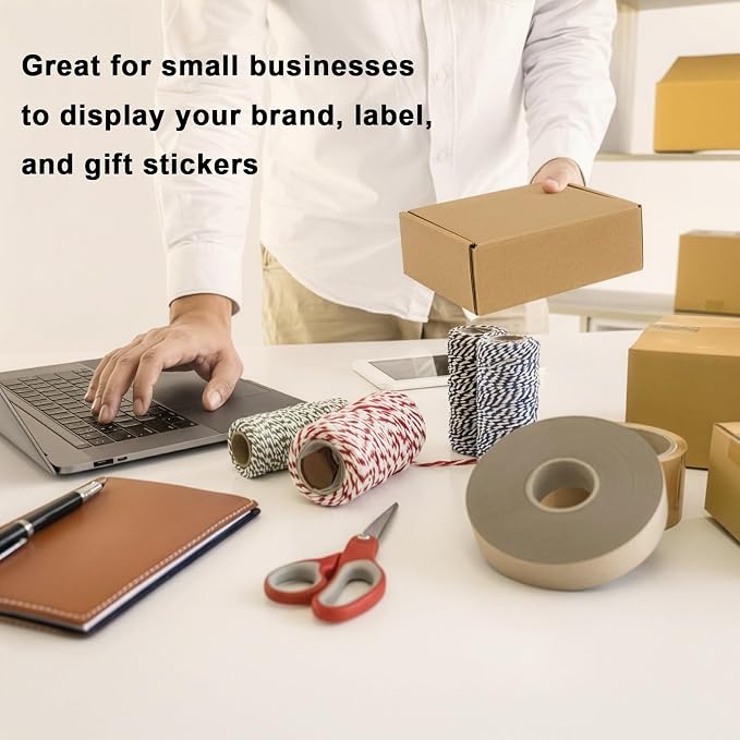 MEBRUDY 6x4x2 Inches Shipping Boxes Pack of 20, Small Corrugated Cardboard Box for Mailing Packing Literature Mailer