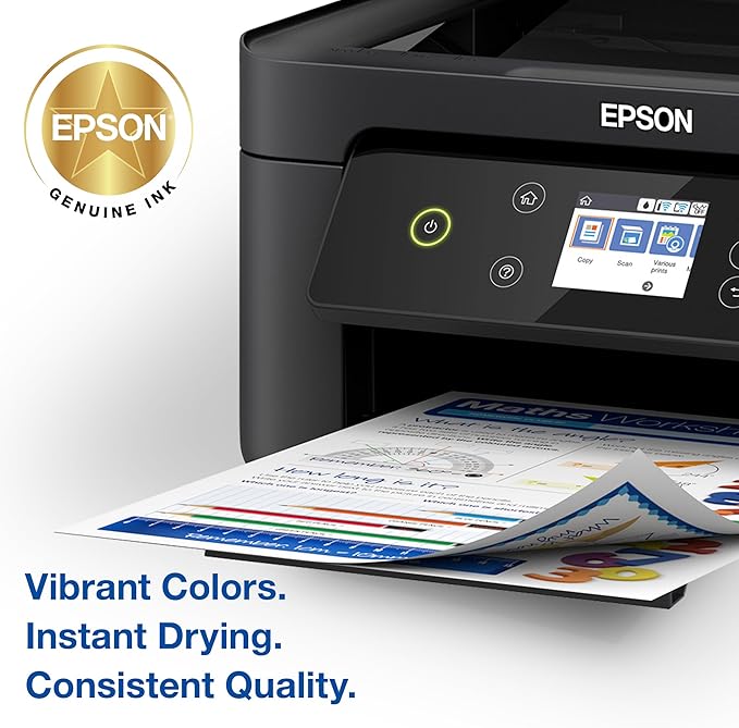 Epson 212 Claria Ink Standard Capacity Color Combo Pack (T212520-S) Works with Workforce WF-2830,2850 and Expression XP-4100,4105,(Pack of 2)