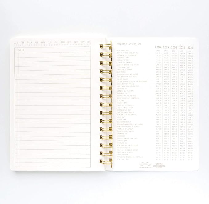 DesignWorks Ink Textured Paper Twin Wire Notebook, Daily Planner & Soft Cover Writing Journal, 160 Lined Perforated Pages, Small Spiral Notebook for Work & Journaling, 6 x 8.25 in, Black