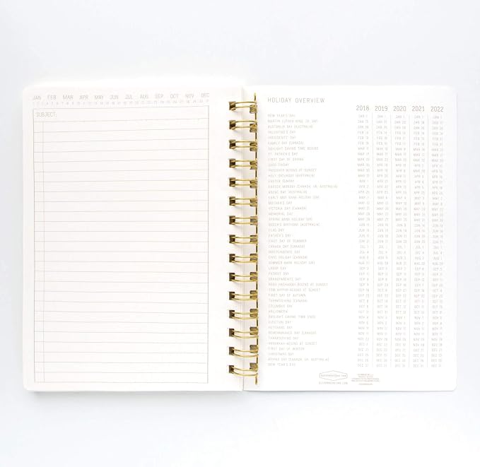 DesignWorks Ink Textured Twin Wire Notebook, Black, 6 x 8.25 in | Daily Planner & Soft Cover Writing Journal, 160 Lined Perforated Pages, Small Spiral Notebook for Work & Journaling