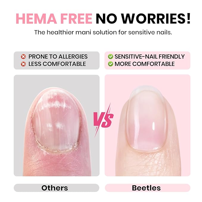 Beetles Builder Gel Nail Kit with Base and Top Coat 15ml – HEMA Free Milky White Builder Gel with Nail Art Liner Brush, Soak Off UV LED Gel for Nail Strengthening, Extension & Long Lasting Manicure