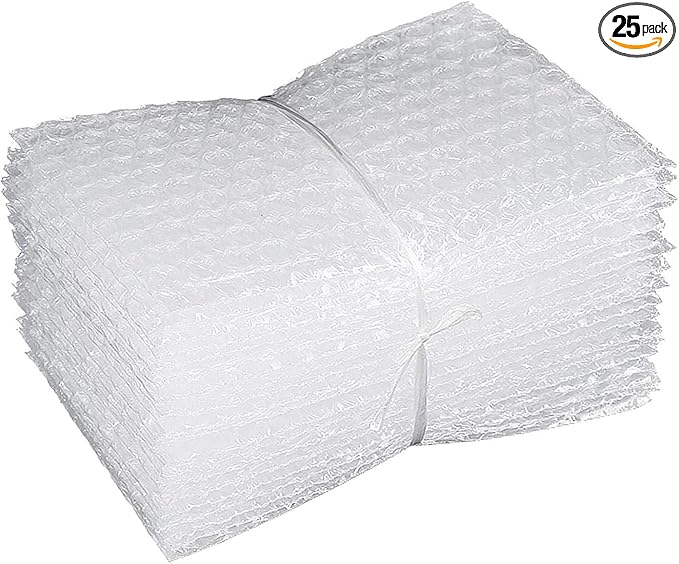 16 x 20 Inches Big Bubble Pouches Wrap, 25Pcs Large Double Wall Bubble Cushioning Clear Bubble Out Bags for Shipping, Packing, Moving, and Wrapping Storage
