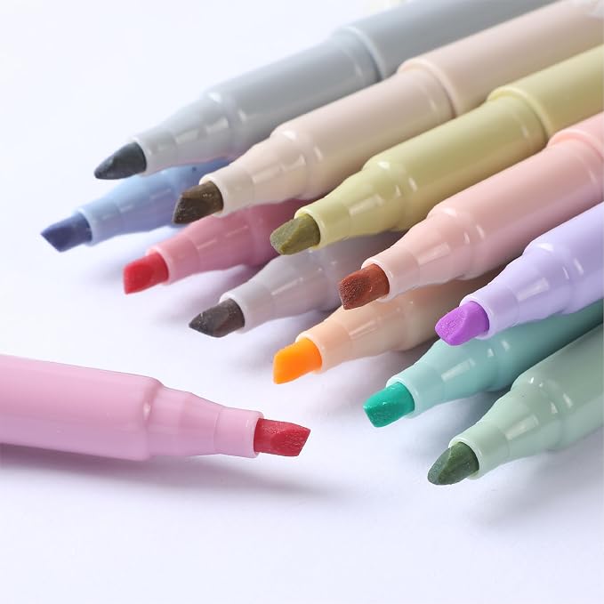 Mr. Pen- Highlighters, 12 Pack, Pastel Colors, Chisel Tip, Quick-Dry | Smear-Resistant, Odorless Highlighters for School, Office & Journaling