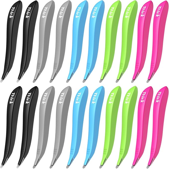 Magnetic Staple Remover 20 Pack, Ergonomic Staple Puller | Magnetic Pickup Grabs Staple, Quick and Effortless Staple Removal, for School & Home Office