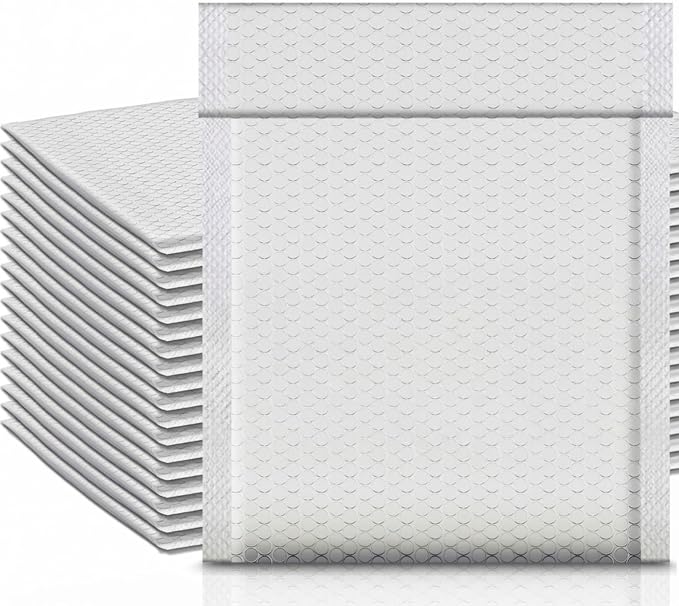 Ireer 20 Pack 8 X 11.5'' Large Bubble Mailers Padded Envelopes Self Seal | Poly Cushioned Protection, Waterproof Exterior, For Business Shipping Gifts Packaging, Secure Adhesive, Durable Mailing Bags