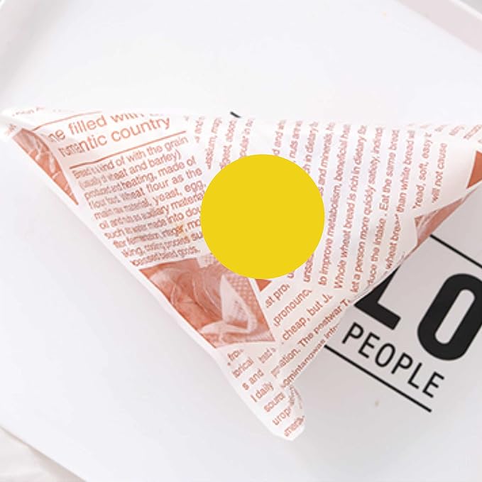 PARLAIM 2”Color Coding Labels Stickers,500 per Roll Round Permanent Adhesive Circle Dot Stickers for Inventory Office Home(Yellow)